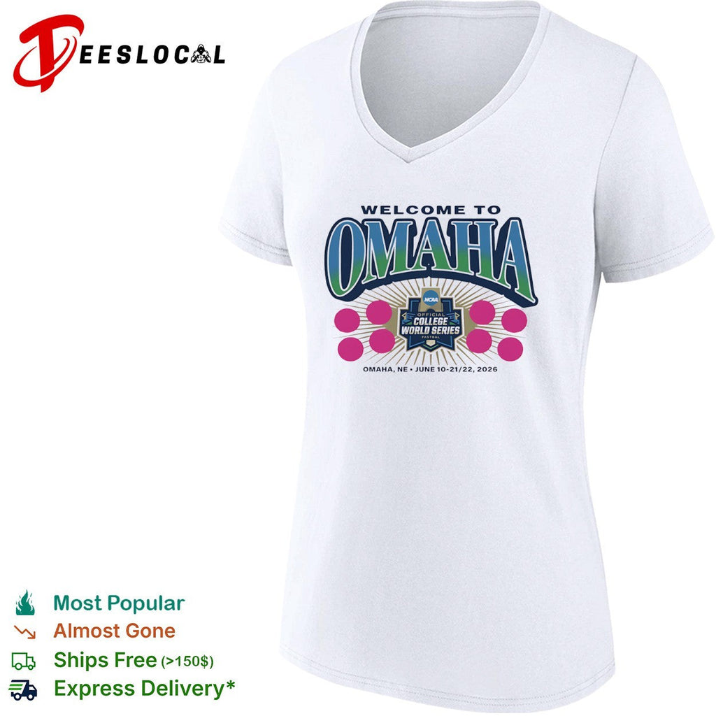Welcome to Omaha NCAA Official College World Series Fastbal Omaha NE June 2026 shirt Unisex