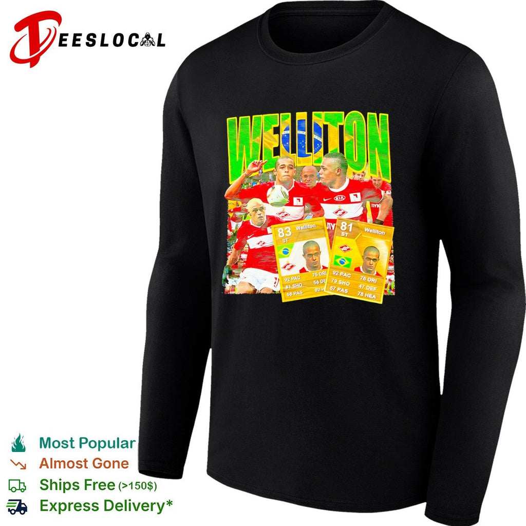 Welliton Spartak Moscow Russian Premier League FIFA Ultimate Team Soccer Shirt Unisex