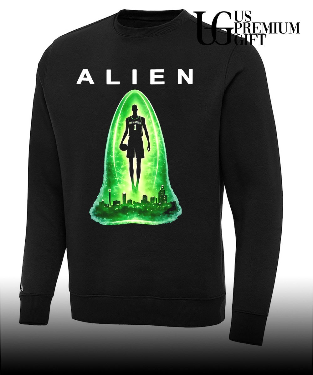 Wemby Alien Abduction Victor Wembanyama San Antonio Spurs basketball shirt Unisex