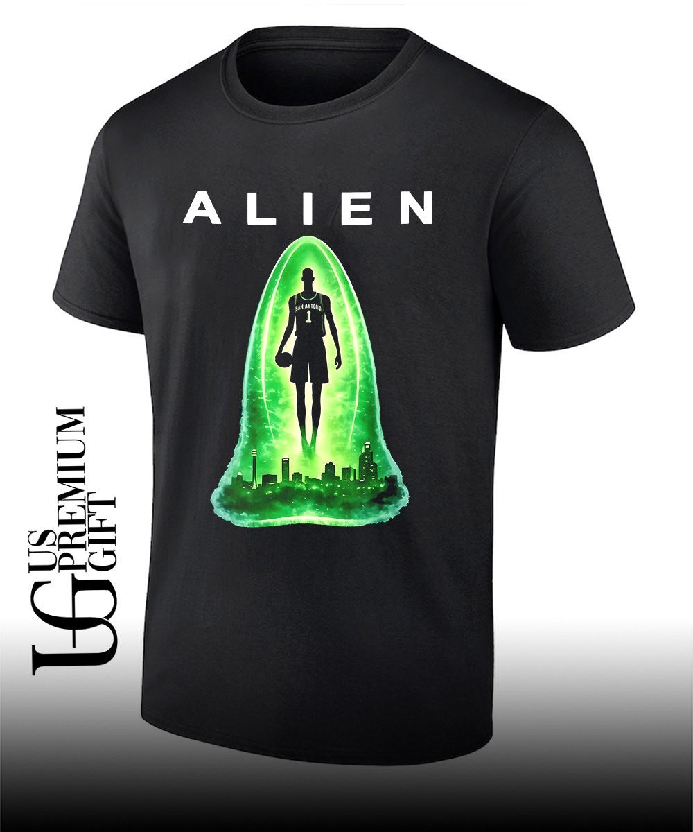 Wemby Alien Abduction Victor Wembanyama San Antonio Spurs basketball shirt Unisex