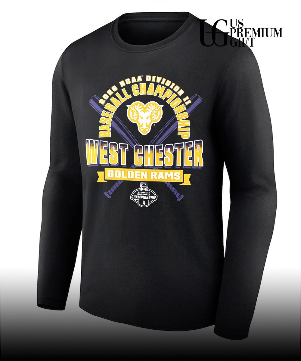 West Chester Golden Rams 2026 NCAA Division II Baseball Championship shirt Unisex