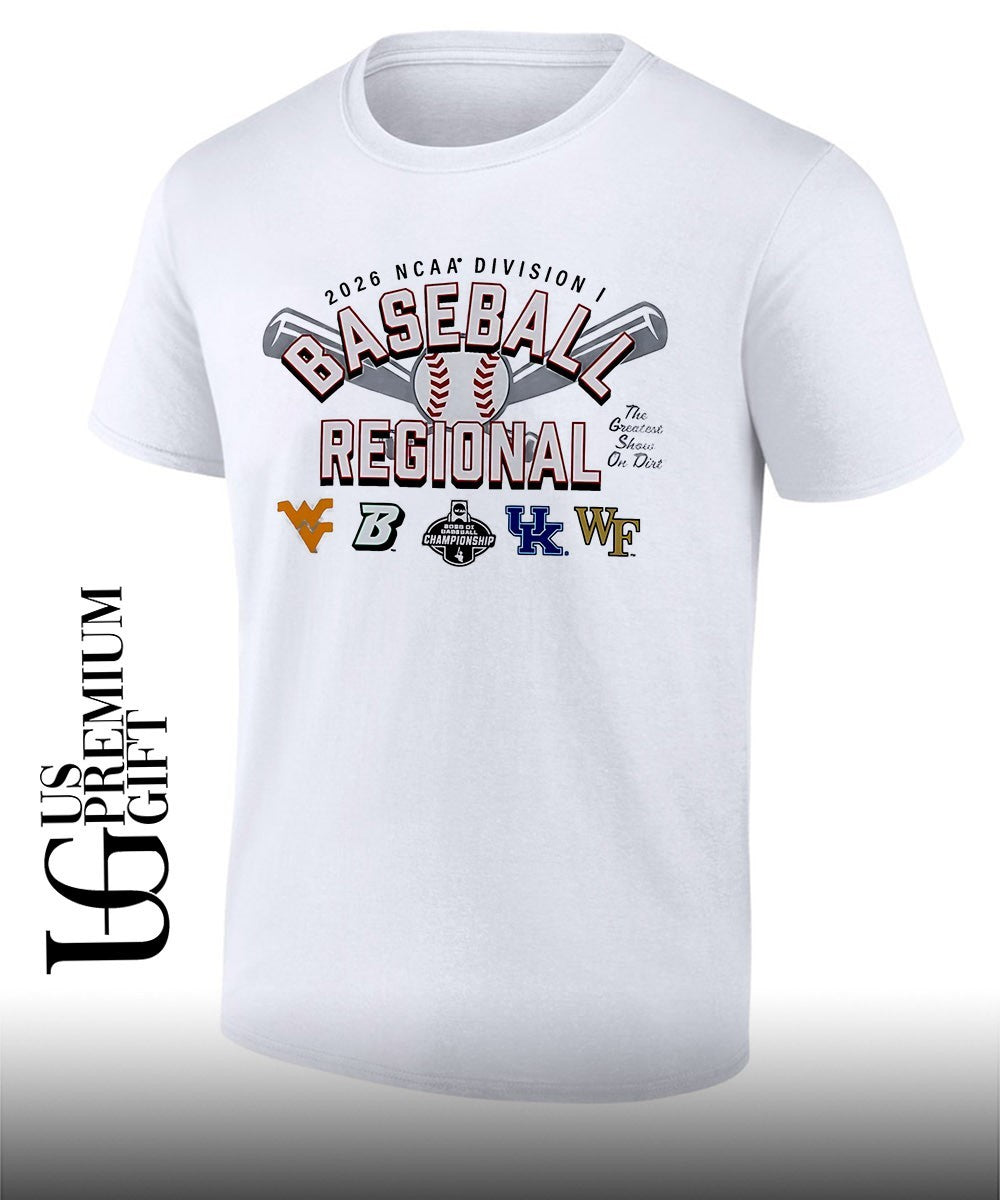 West Virginia Boston College Kentucky Wake Forest 2026 NCAA Division I Baseball Regional shirt