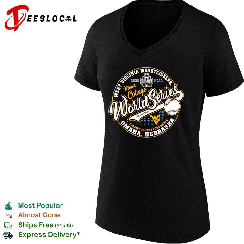 West Virginia Mountaineers 2026 College World Series Omaha Nebraska Logo shirt Unisex