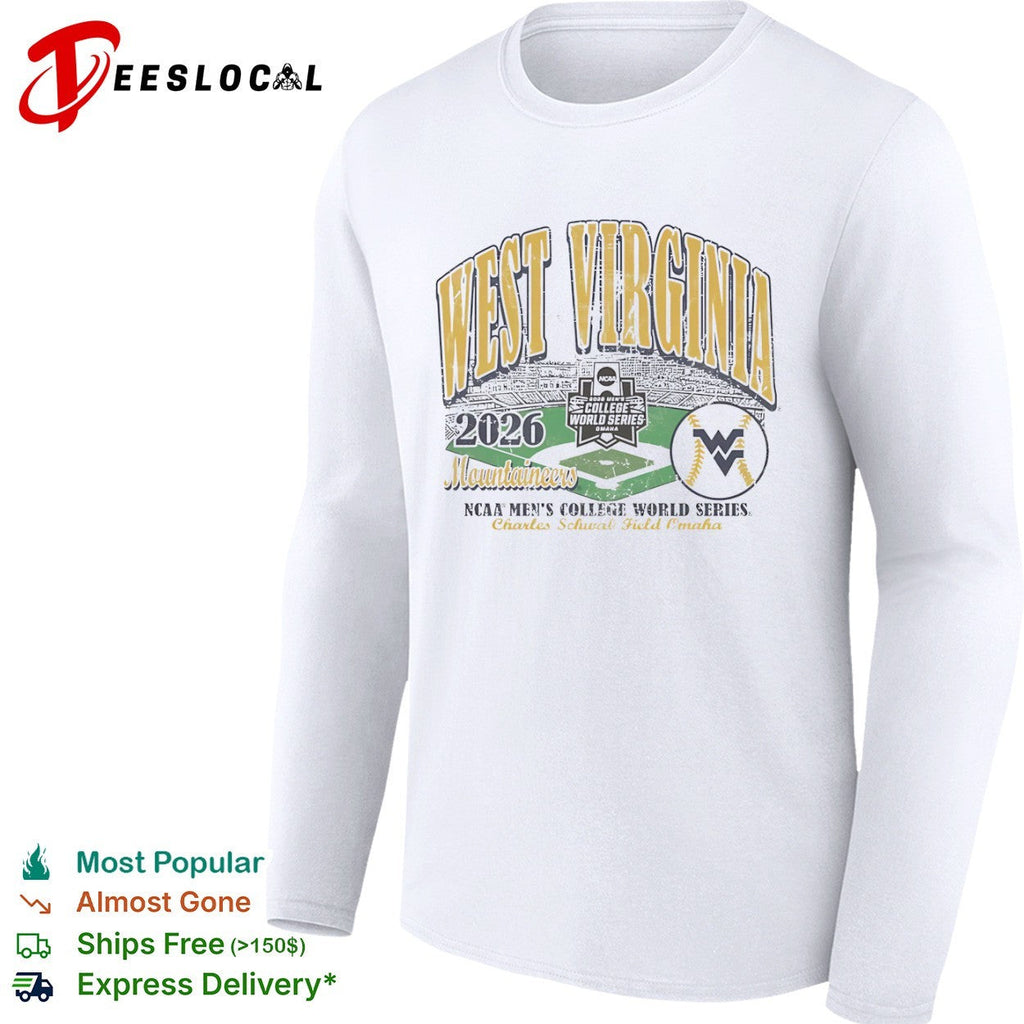 West Virginia Mountaineers 2026 NCAA Mens College World Series shirt Unisex