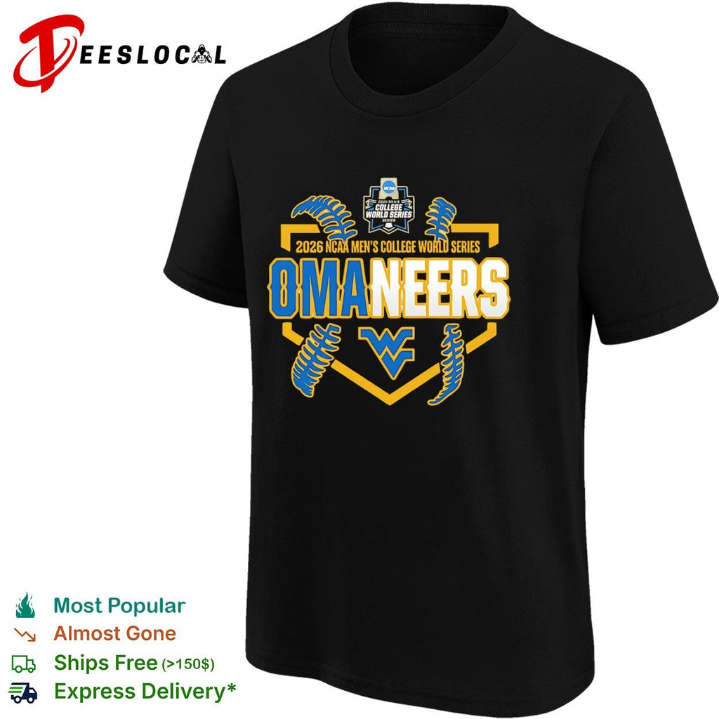 West Virginia Mountaineers 2026 NCAA Men’s College World Series OmaNeers shirt Unisex