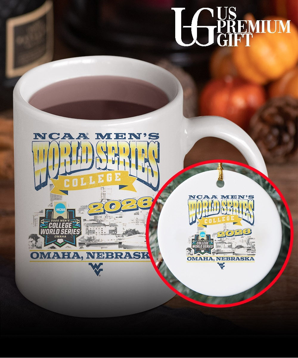 West Virginia Mountaineers 2026 NCAA Men’s baseball world series college skyline Unisex