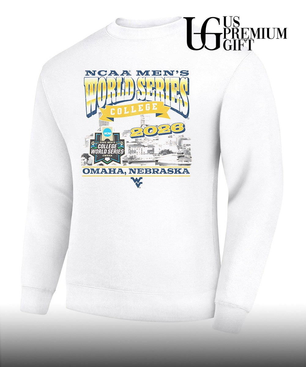 West Virginia Mountaineers 2026 NCAA Men’s baseball world series college skyline Unisex