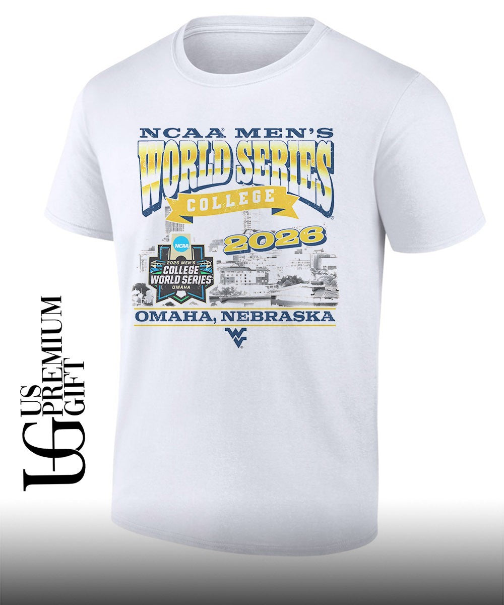 West Virginia Mountaineers 2026 NCAA Men’s baseball world series college skyline Unisex
