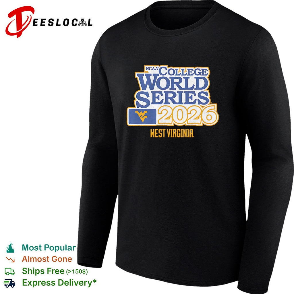 West Virginia Mountaineers Baseball 2026 NCAA College World Series shirt Unisex