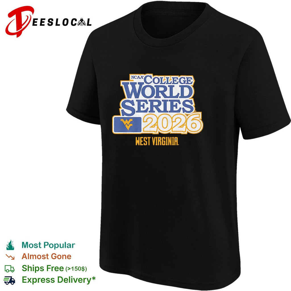 West Virginia Mountaineers Baseball 2026 NCAA College World Series shirt Unisex