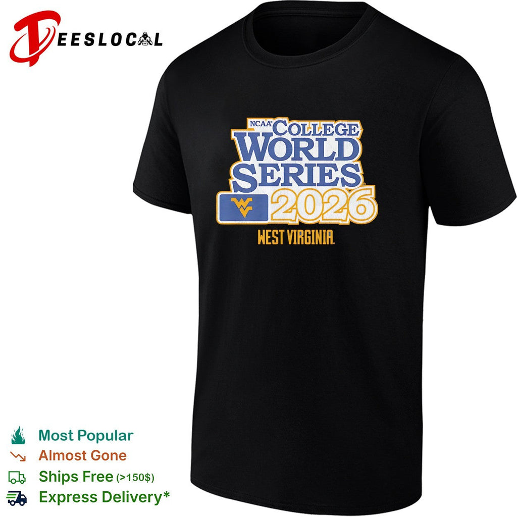West Virginia Mountaineers Baseball 2026 NCAA College World Series shirt Unisex