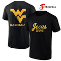 West Virginia Mountaineers Jesus won logo shirt Unisex