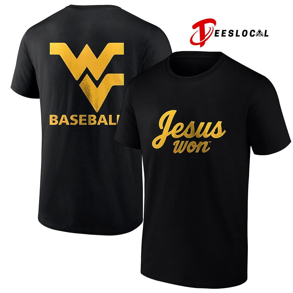 West Virginia Mountaineers Jesus won logo shirt Unisex
