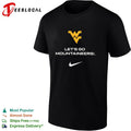 West Virginia Mountaineers Let’s Go Mountaineers Logo Collegiate Team shirt Unisex