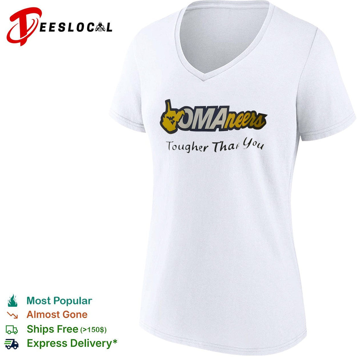 West Virginia Mountaineers OMAneers Tougher Than You shirt Unisex