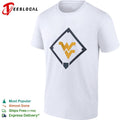 West Virginia Mountaineers WV Logo Baseball Diamond shirt Unisex