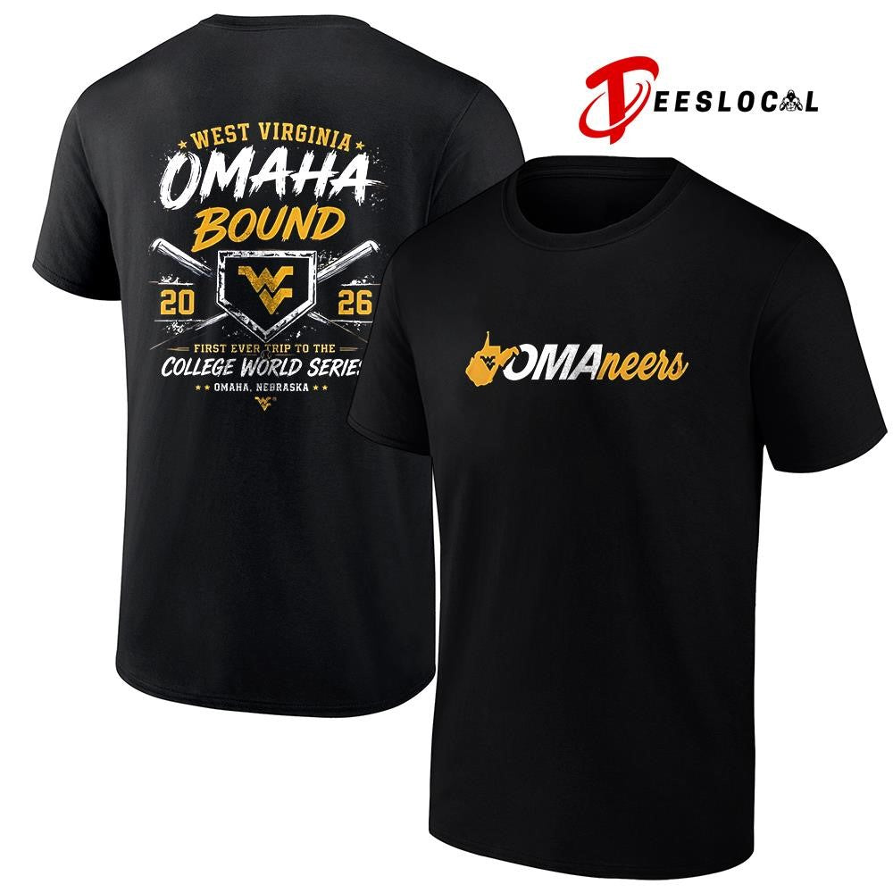West Virginia Mountaineers first ever trip to the College World series Omaneers graphic shirt
