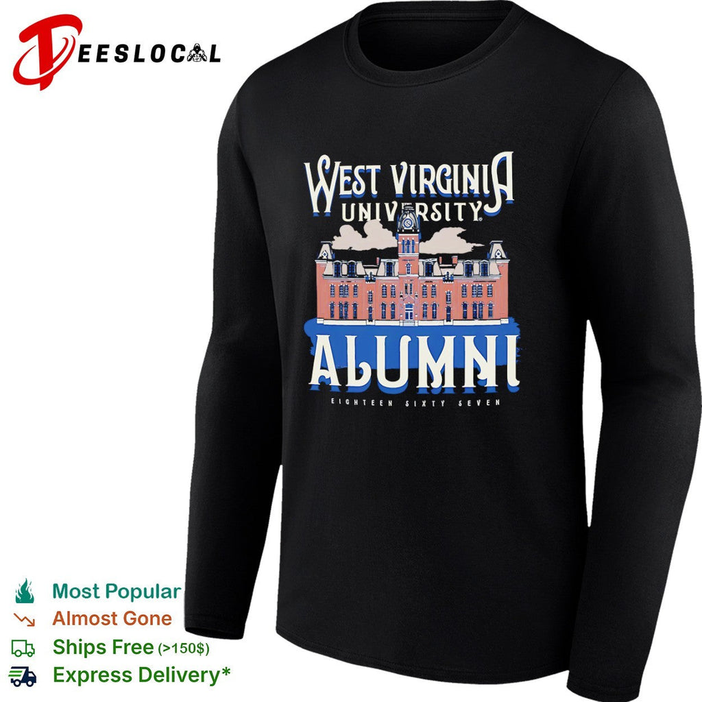 West Virginia University Alumni Eighteen Sixty Seven Woodburn Hall College shirt Unisex