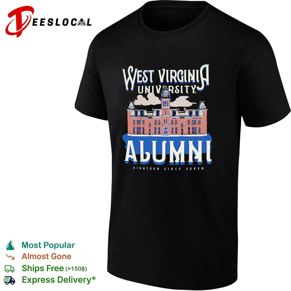 West Virginia University Alumni Eighteen Sixty Seven Woodburn Hall College shirt Unisex