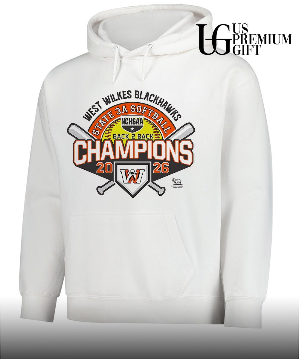 West Wilkes Blackhawks NCHSAA 3A Softball State Champions 2026 shirt Unisex
