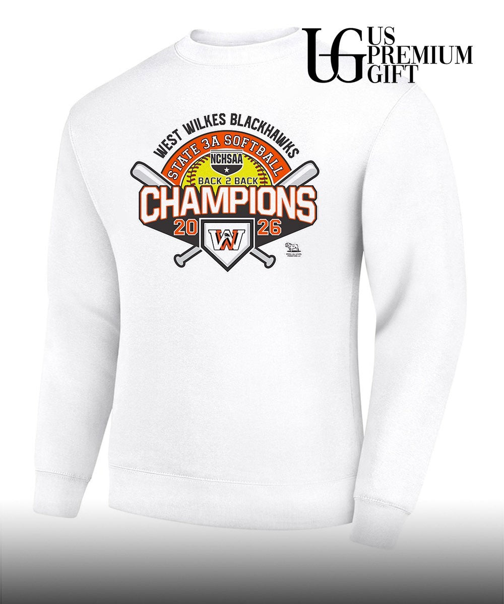 West Wilkes Blackhawks NCHSAA 3A Softball State Champions 2026 shirt Unisex