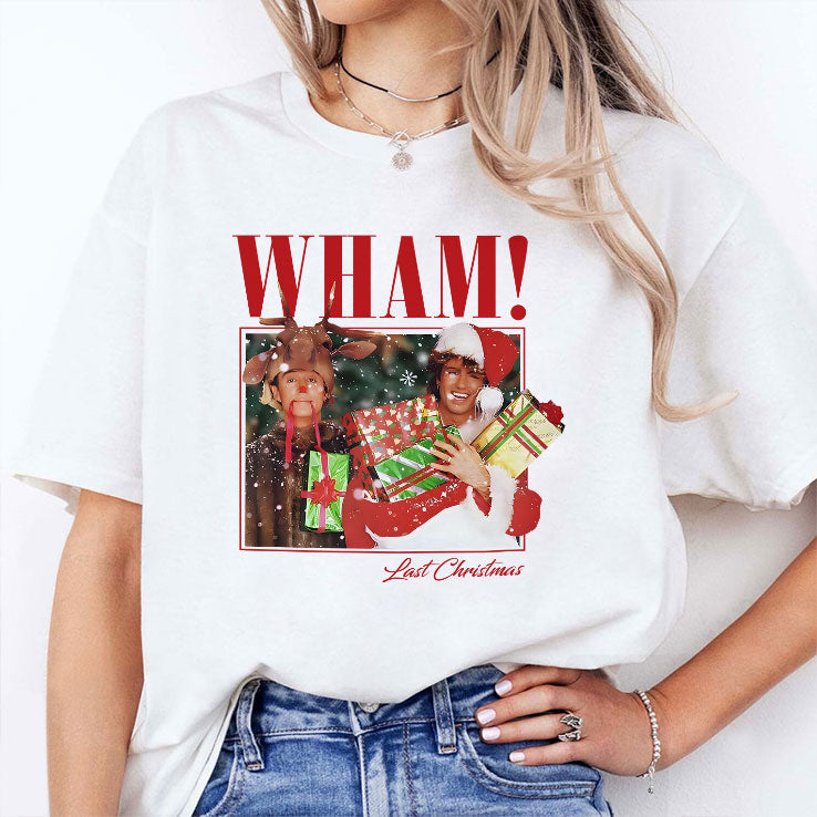 Wham Last Christmas T Shirt Unisex