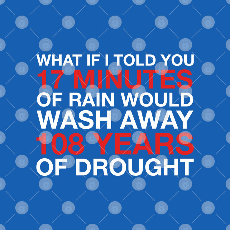 What If I Told You 17 Minutes Of Rain Would Wash Away 108 Years Of Drought Shirt Unisex