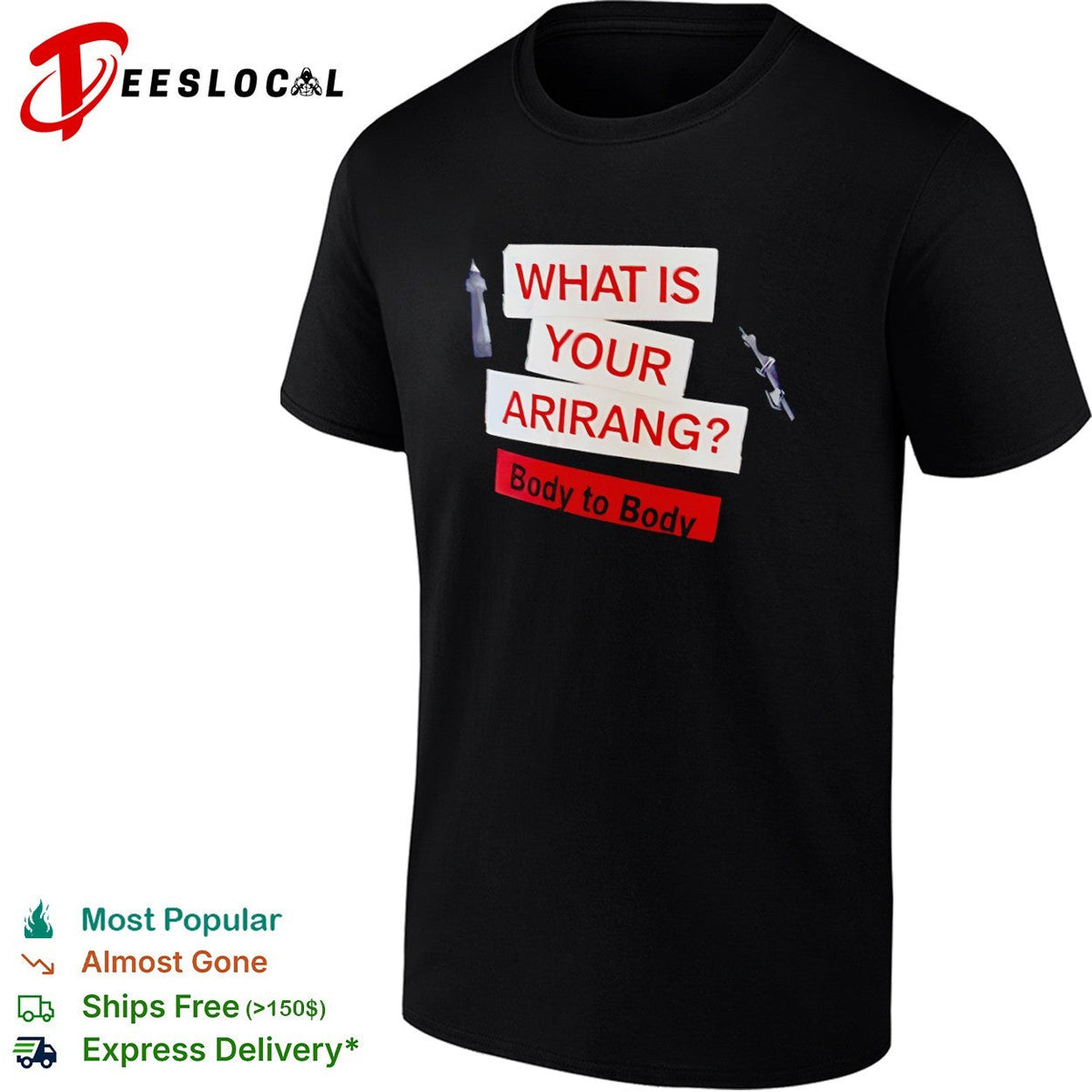 What is your Arirang body to body shirt Unisex