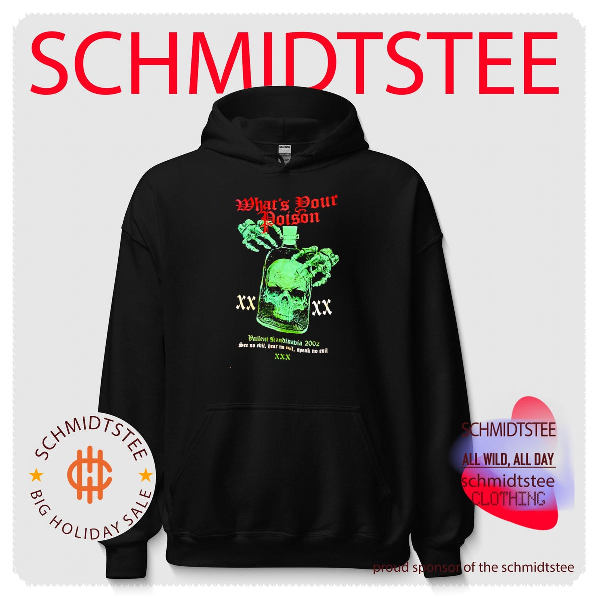 What’s Your Poison Skull Bottle Vailent Scandinavia 2002 shirt Unisex