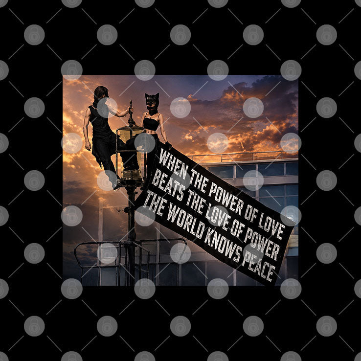 When The Power Of Love Beats The Love Of Power Empire State Building Shirt Unisex