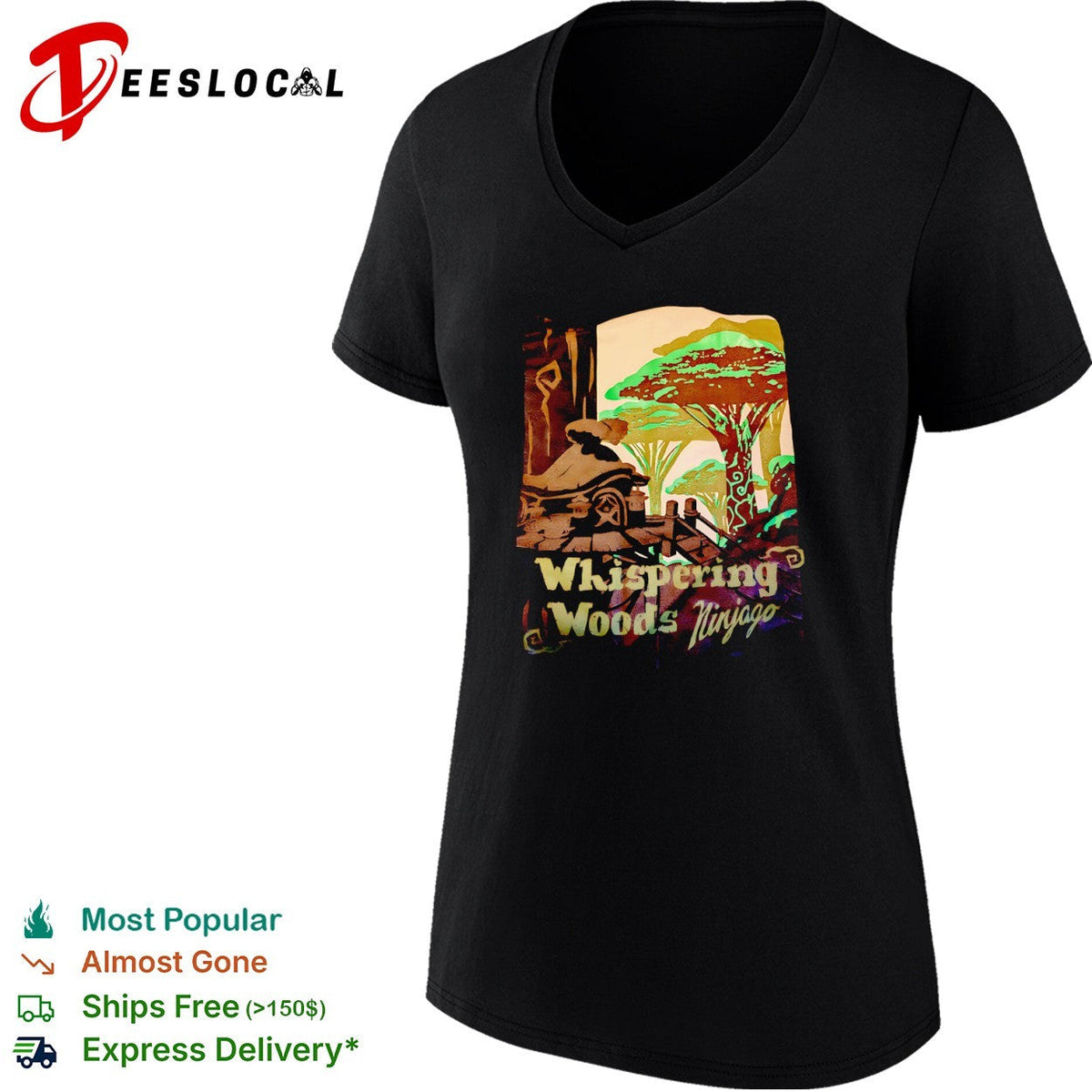 Whispering Woods Ninjago Forest Temple Scene Lego Ninjago Masters of Spinjitzu shirt Unisex