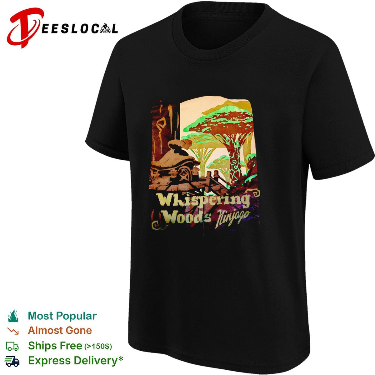 Whispering Woods Ninjago Forest Temple Scene Lego Ninjago Masters of Spinjitzu shirt Unisex