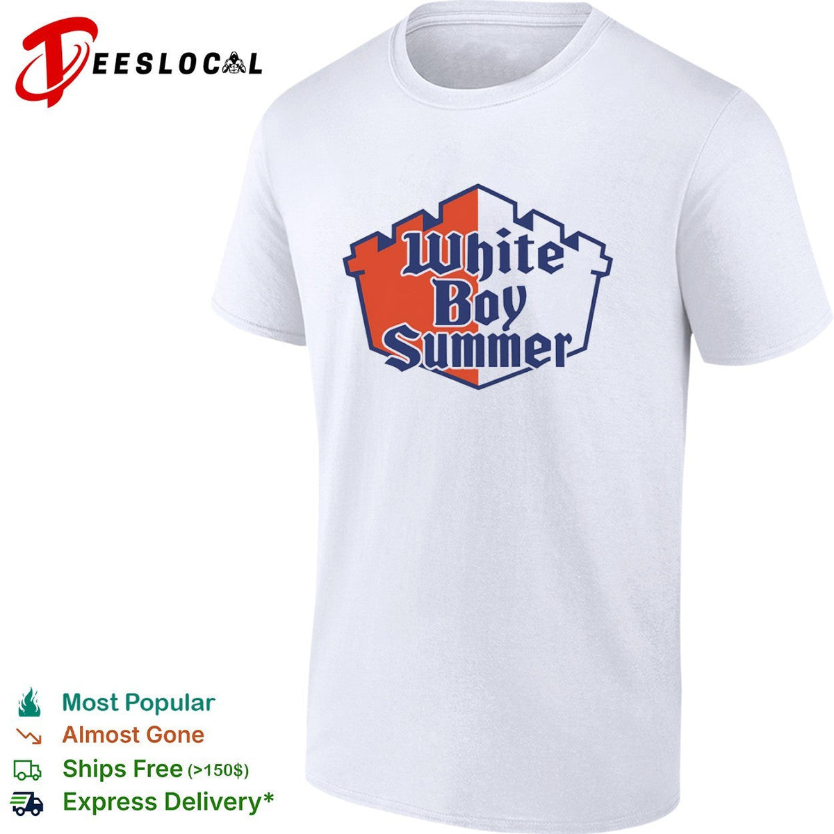 White Boy Summer shirt Unisex