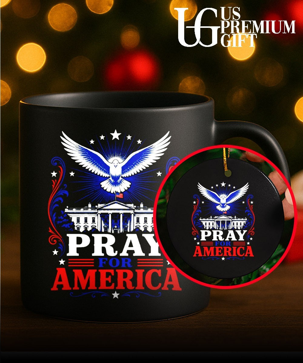 White House Dove Pray for America shirt Unisex