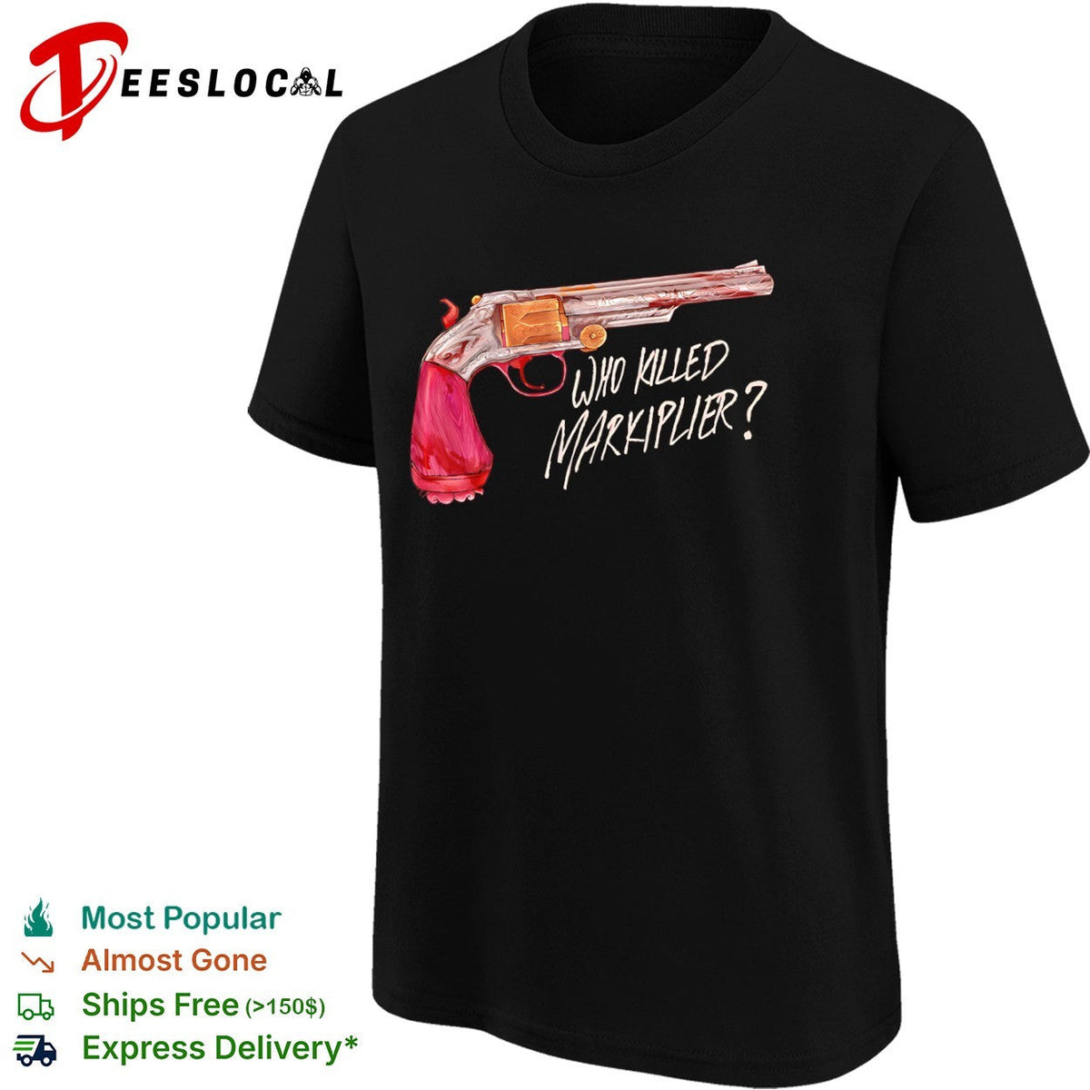 Who Killed Markiplier Revolver The Markiplier Murder Mystery shirt Unisex
