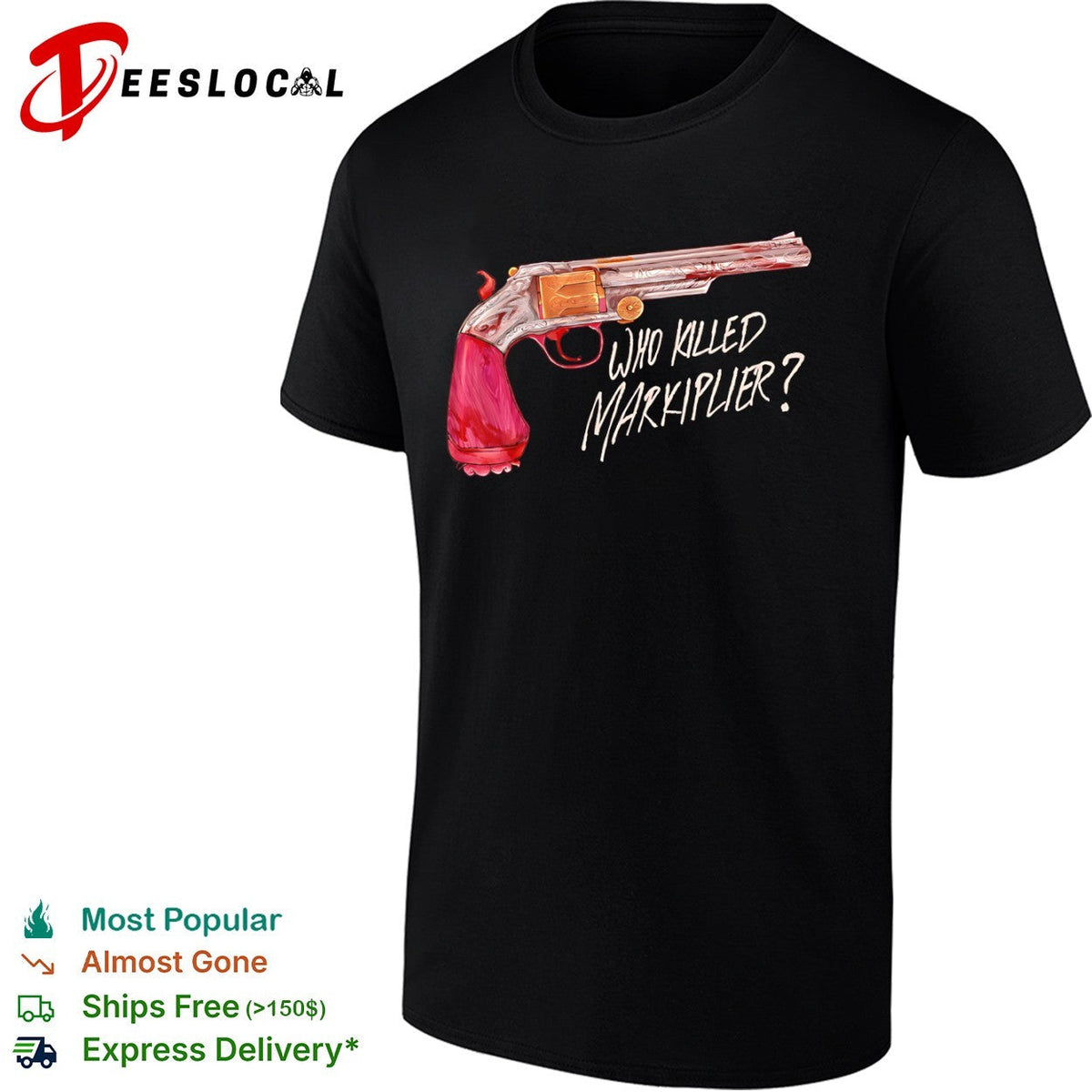 Who Killed Markiplier Revolver The Markiplier Murder Mystery shirt Unisex