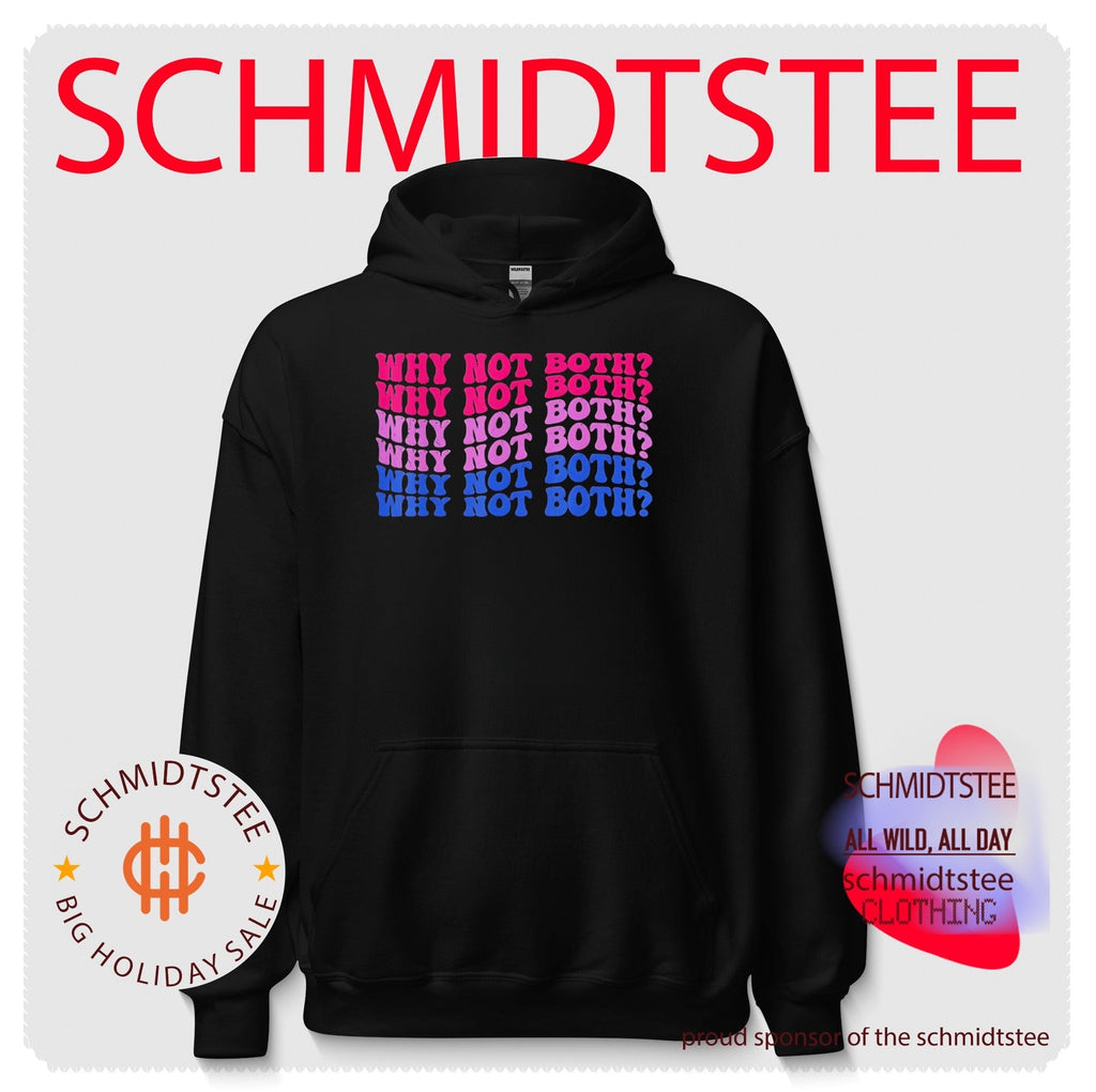 Why Not Both bisexual pride bi flag colors shirt Unisex