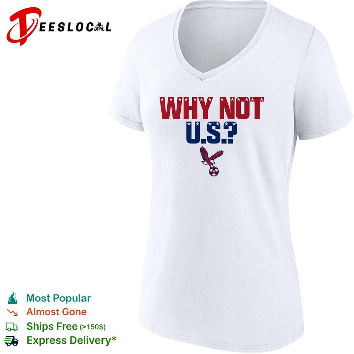 Why not US eagle soccer shirt Unisex