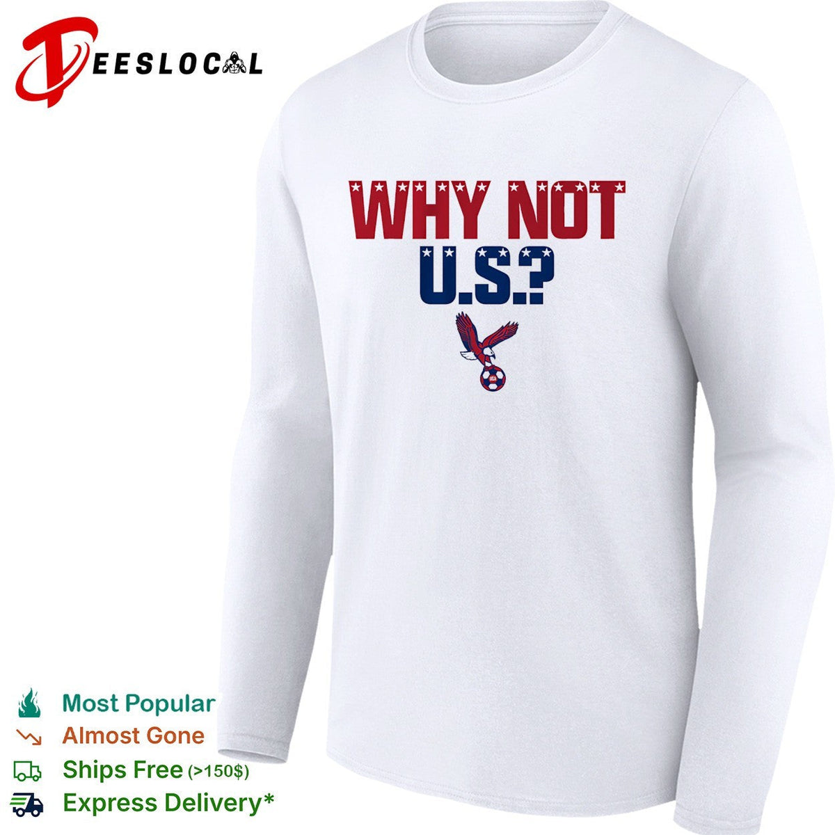 Why not US eagle soccer shirt Unisex