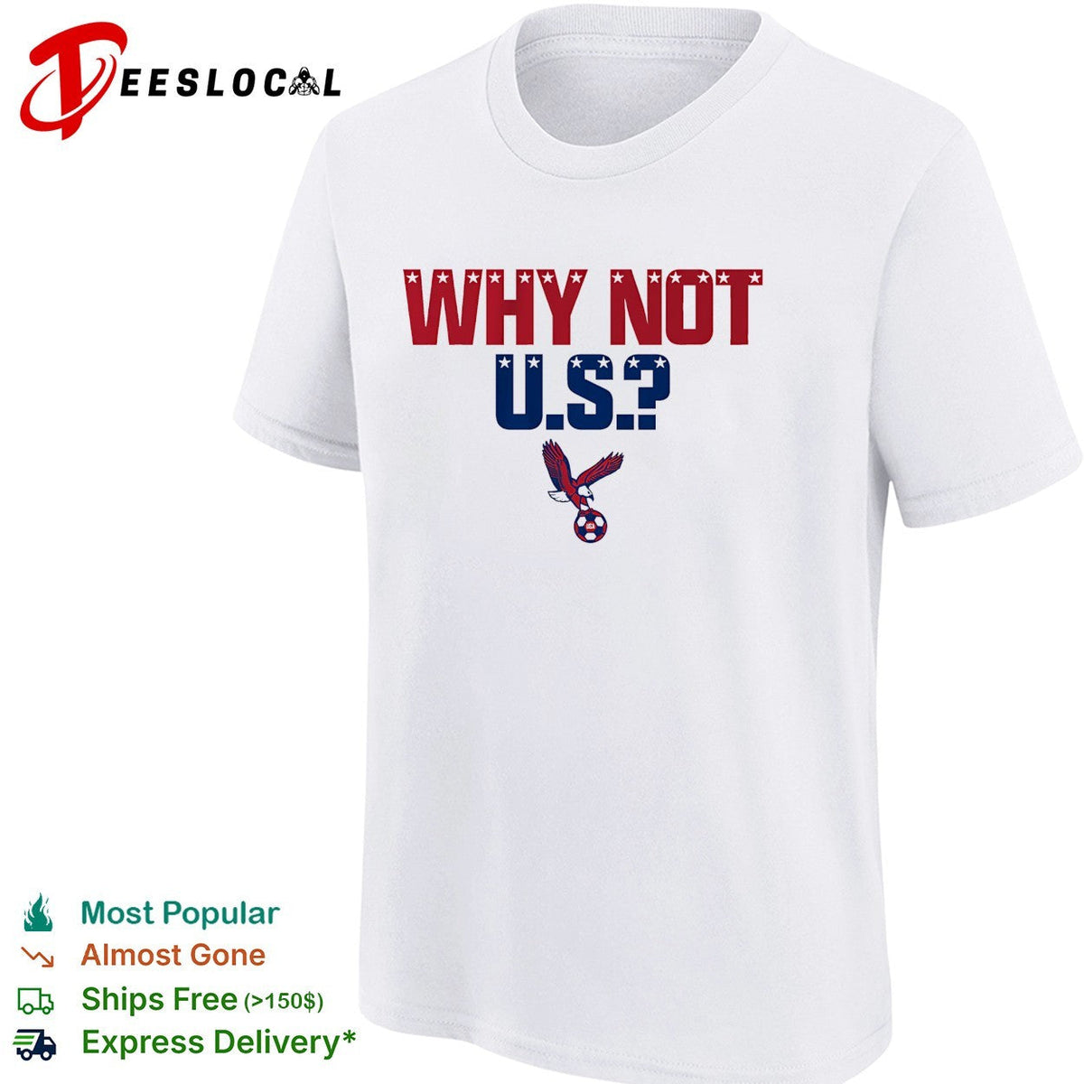 Why not US eagle soccer shirt Unisex