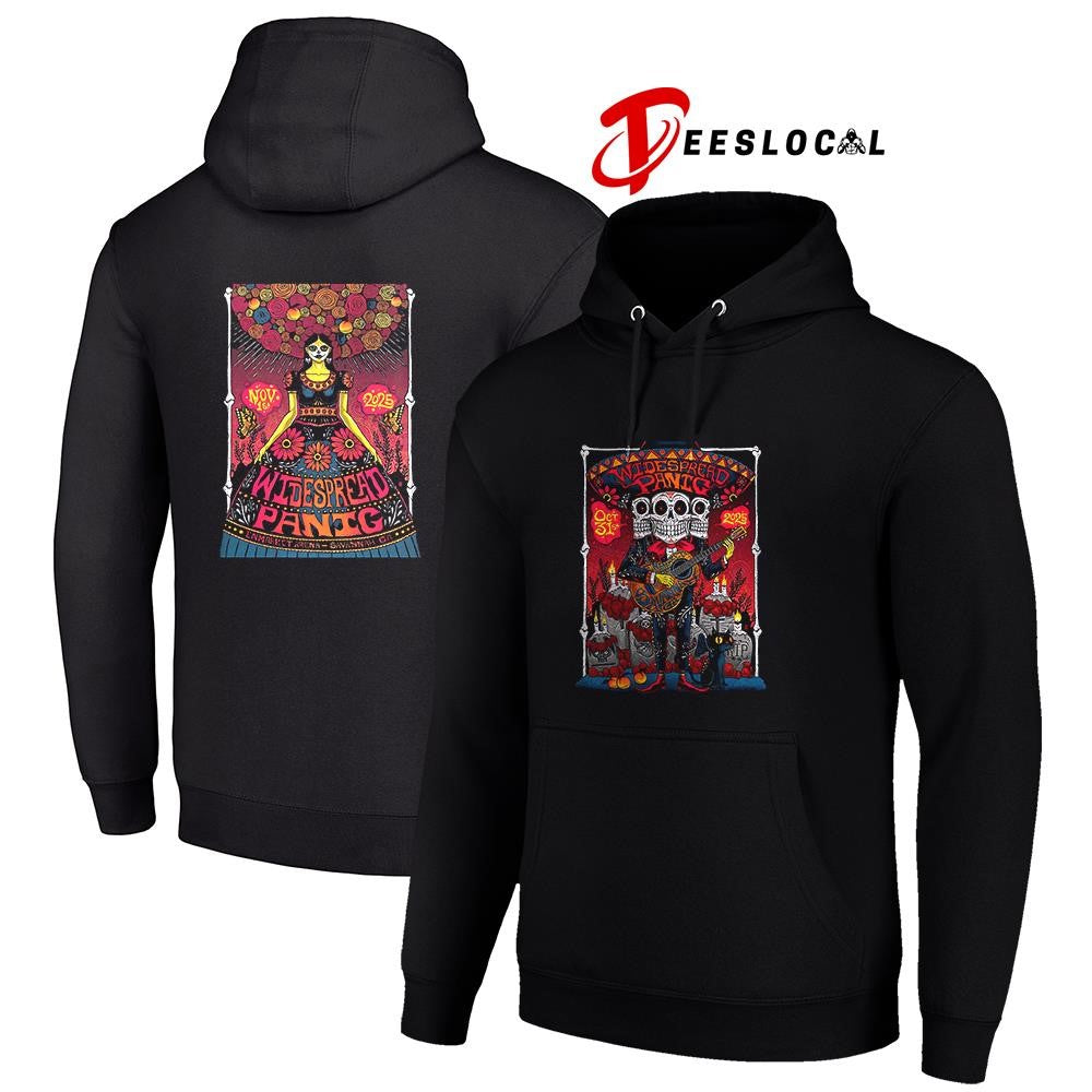 Widespread Panic Savannah Georgia Enmarket Arena Day Of The Death poster graphic shirt Unisex