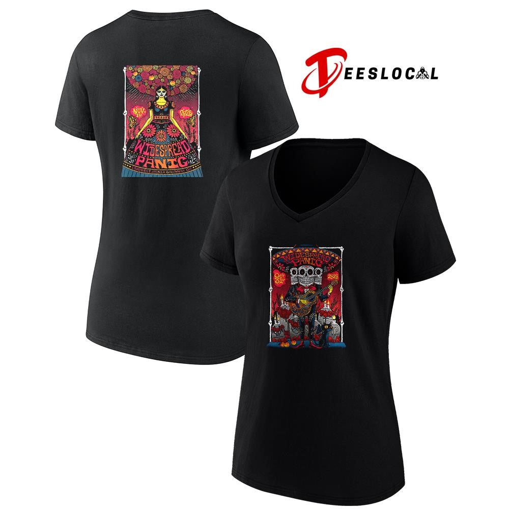 Widespread Panic Savannah Georgia Enmarket Arena Day Of The Death poster graphic shirt Unisex