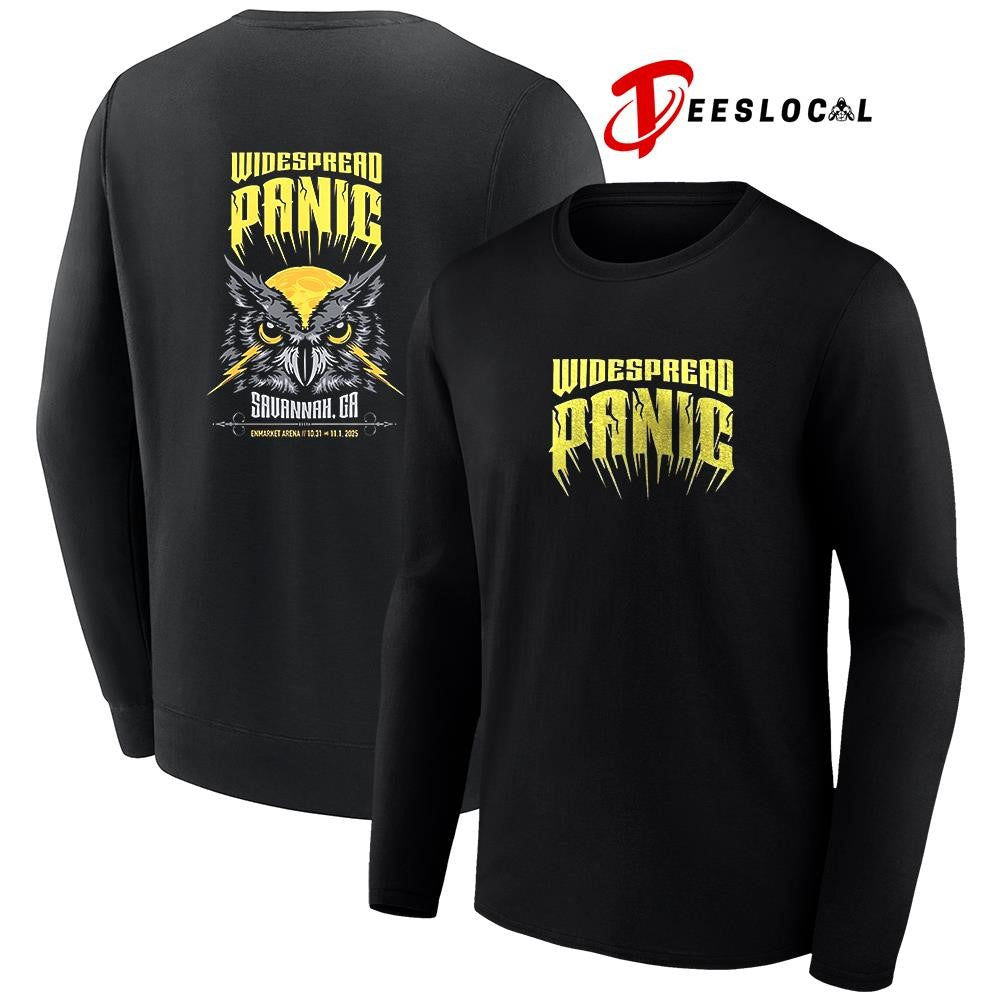 Widespread Panic Savannah Georgia Enmarket Arena the owl shirt Unisex