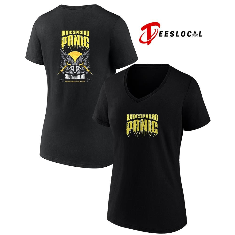 Widespread Panic Savannah Georgia Enmarket Arena the owl shirt Unisex