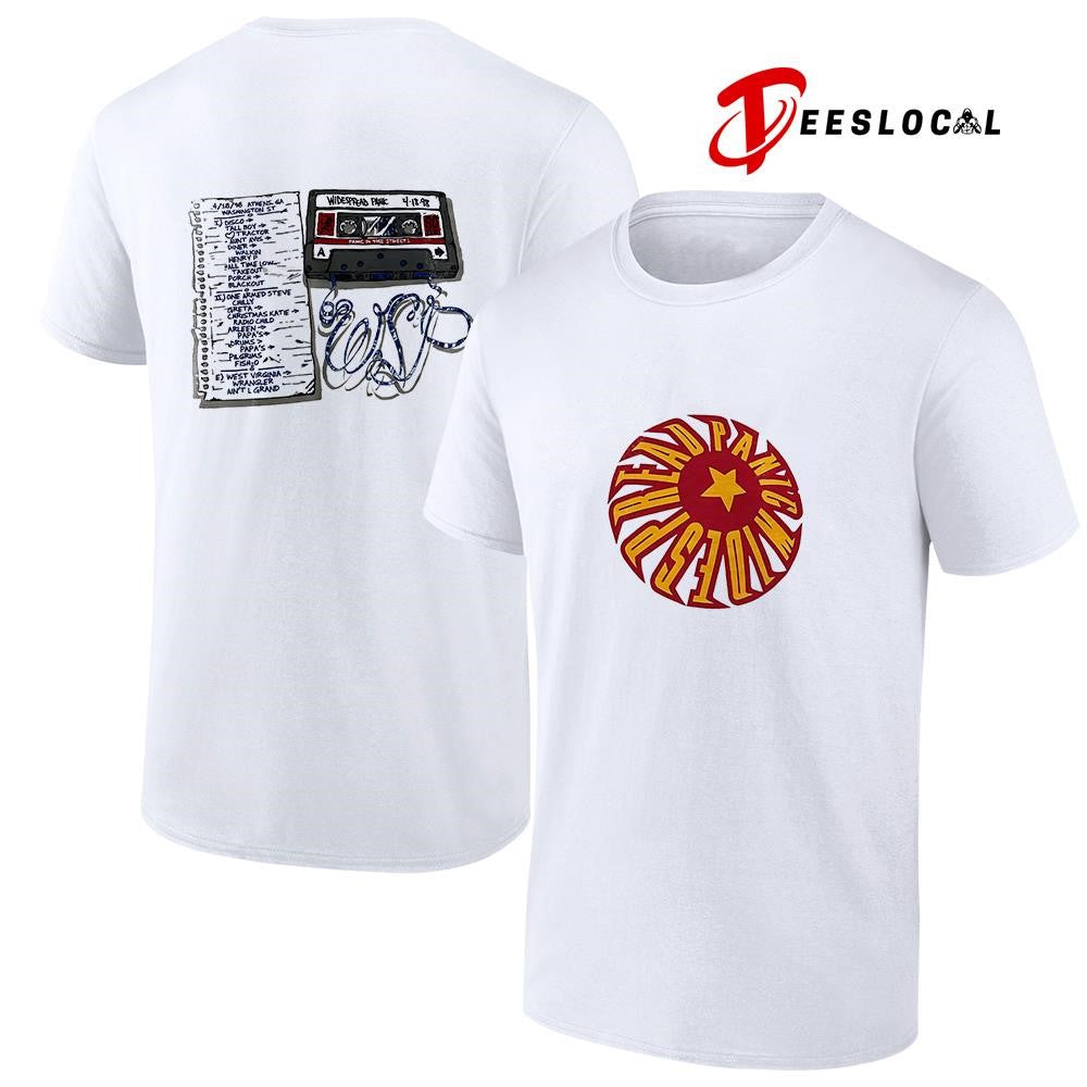 Widespread Panic in the streets cassette graphic shirt Unisex