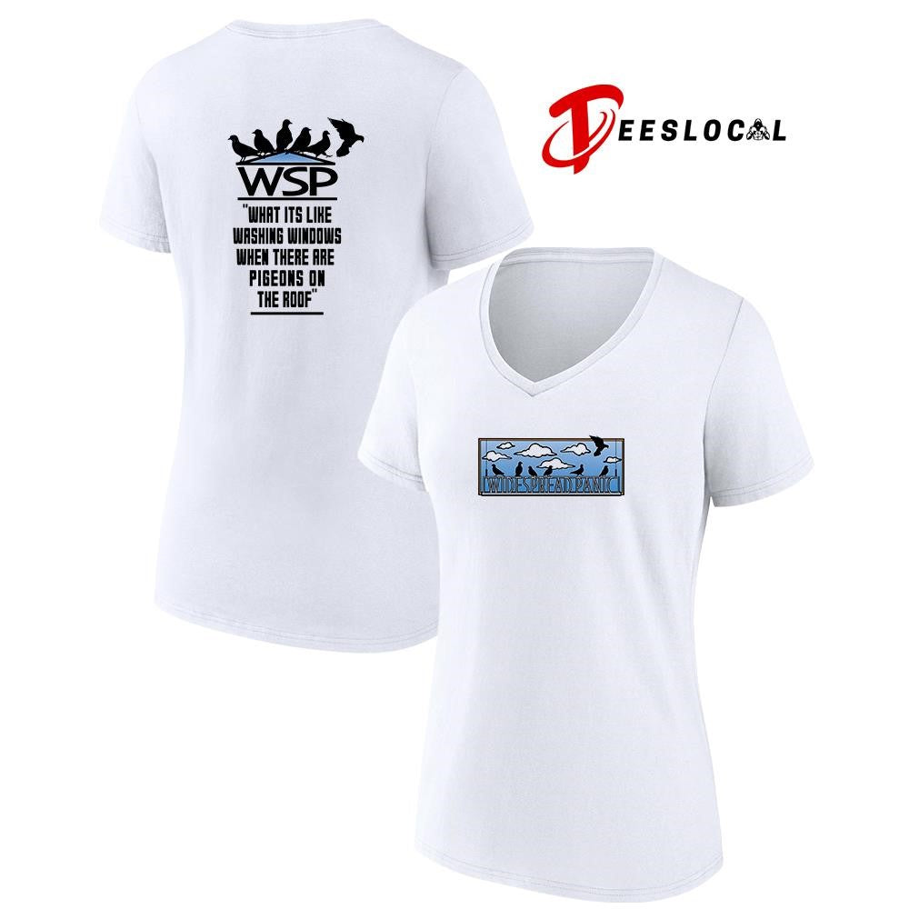 Widespread Panic what it is like washing windows when there are pigeons graphic shirt Unisex