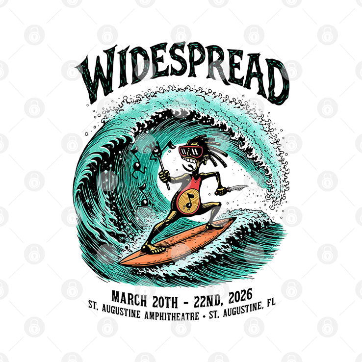 Widespread March 20th-22nd 2026 St Augustine Amphitheatre Shirt Unisex