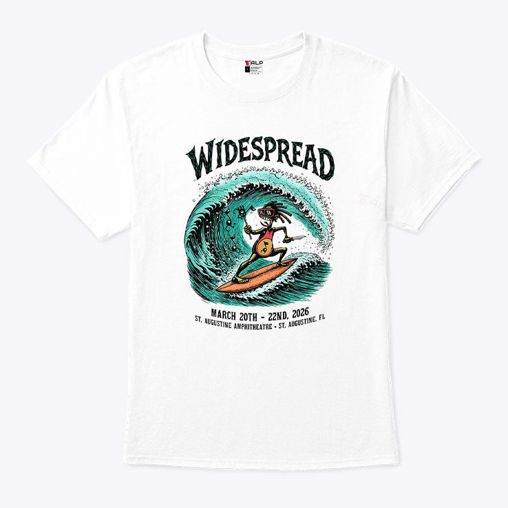 Widespread March 20th-22nd 2026 St Augustine Amphitheatre Shirt Unisex
