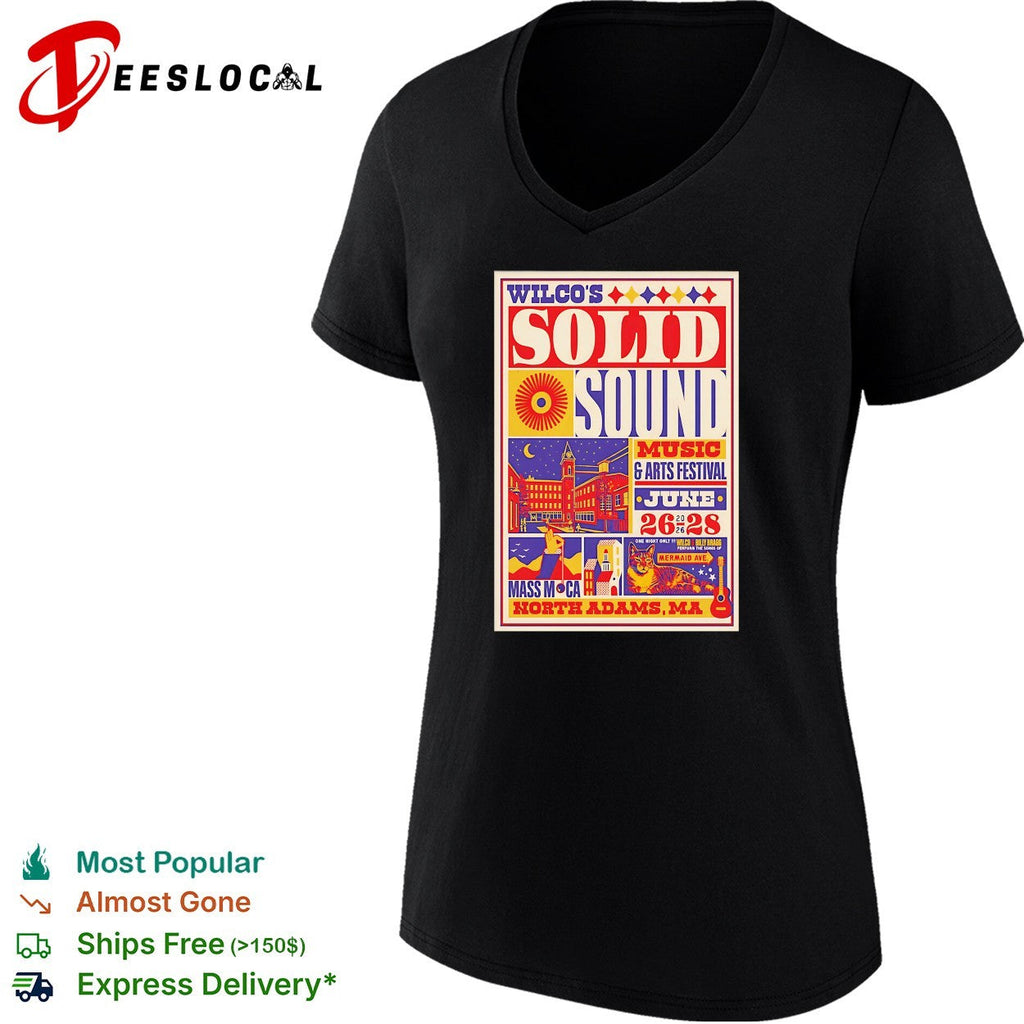 Wilco Solid Sound Festival June 26 28 2026 Poster shirt Unisex