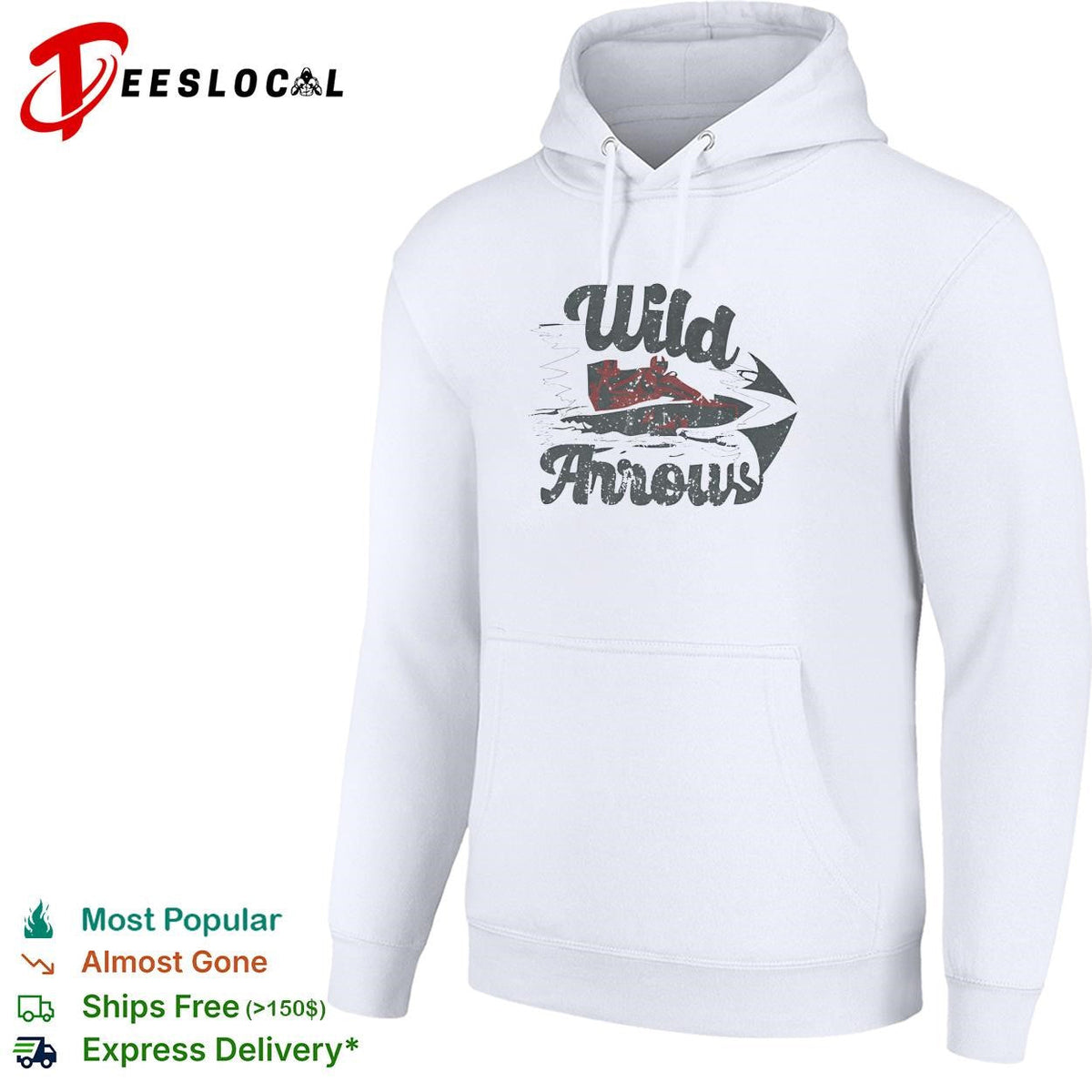 Wild Arrows speedboat racing vintage retro art shirt Unisex